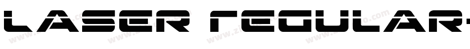 Laser Regular字体转换